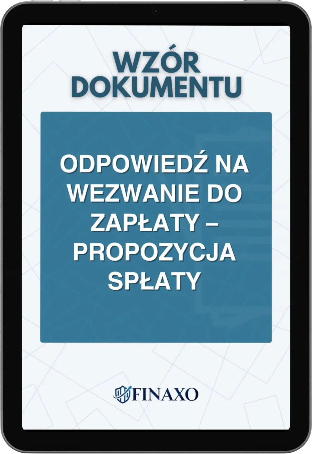Odpowiedź na wezwanie do zapłaty – propozycja spłaty