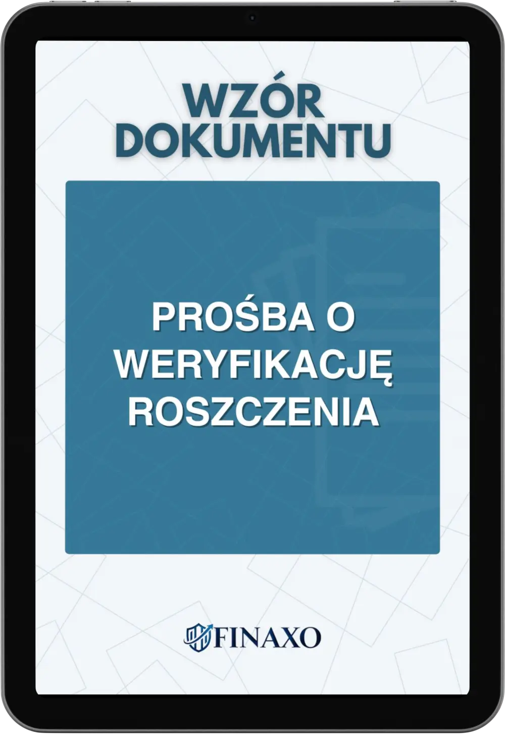 Prośba o weryfikację roszczenia
