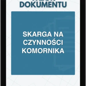 Skarga na czynności komornika